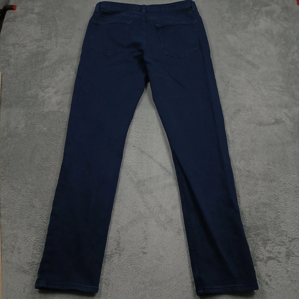 Banana Republic Jeans Mens 33x32 Blue Denim Slim Fit‎ Traveler Preppy Casual A5